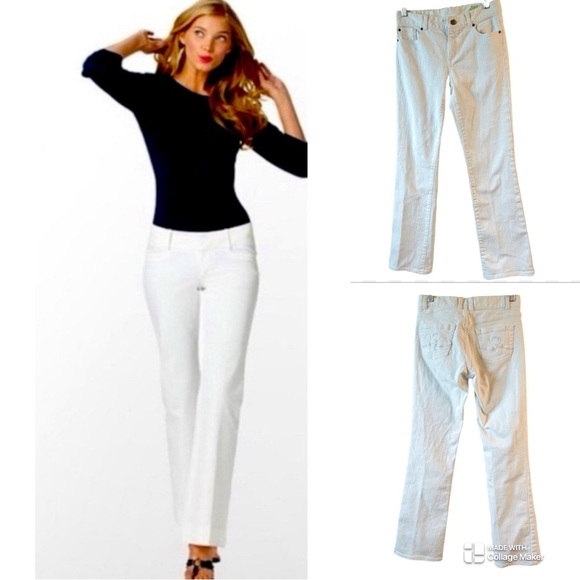 NWOT Lilly Pulitzer Main Line Straight Leg jeans - Picture 1 of 10